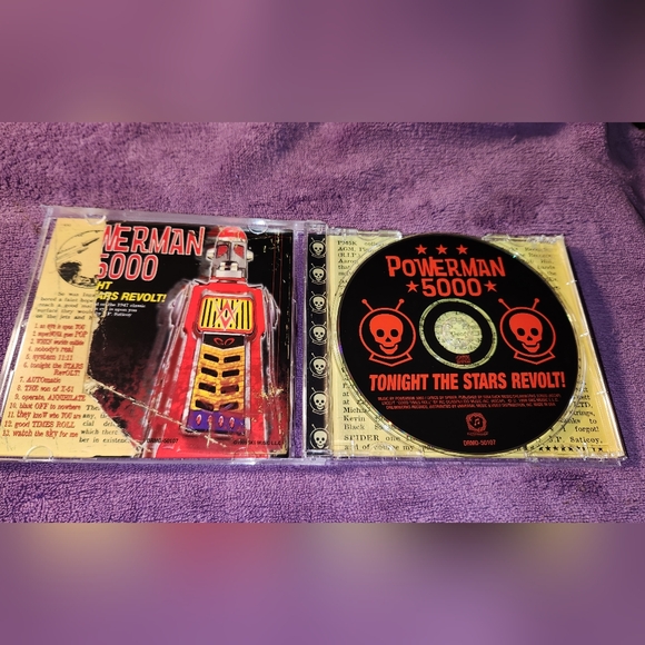 POWERMAN 5000 cd TONIGHT THE STARS REVOLT - Picture 3 of 4